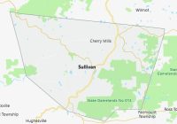 Map of Sullivan County Pennsylvania