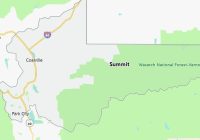 Map of Summit County Utah