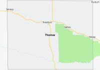 Map of Thomas County Nebraska