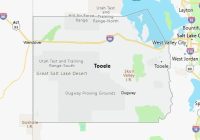 Map of Tooele County Utah