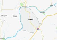 Map of Trimble County Kentucky
