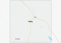 Map of Valley County Nebraska