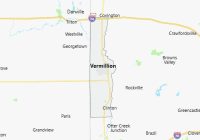 Map of Vermillion County Indiana