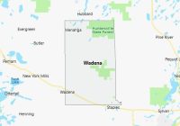 Map of Wadena County Minnesota