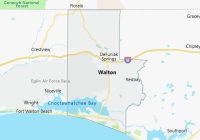 Map of Walton County Florida