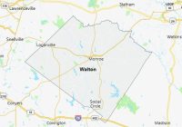 Map of Walton County Georgia