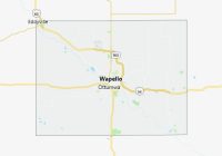 Map of Wapello County Iowa