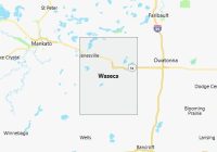 Map of Waseca County Minnesota