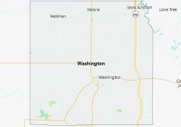 Map of Washington County Iowa