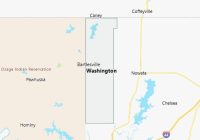 Map of Washington County Oklahoma