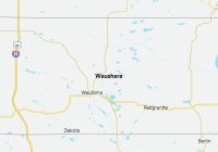 Map of Waushara County Wisconsin