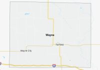 Map of Wayne County Illinois