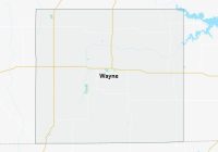 Map of Wayne County Iowa