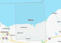Map of Wayne County New York