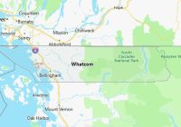 Map of Whatcom County Washington