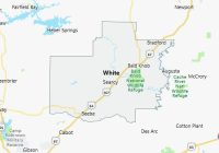 Map of White County Arkansas