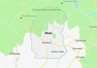 Map of White County Georgia