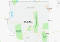 Map of White Pine County Nevada