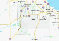 Map of Will County Illinois