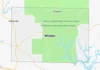Map of Winston County Alabama