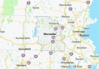 Map of Worcester County Massachusetts