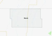 Map of Worth County Missouri