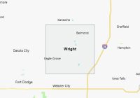 Map of Wright County Iowa