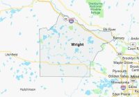 Map of Wright County Minnesota