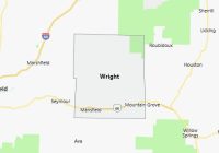 Map of Wright County Missouri