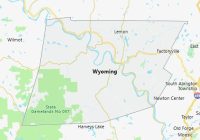 Map of Wyoming County Pennsylvania