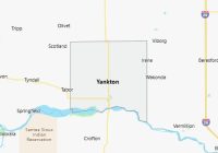Map of Yankton County South Dakota