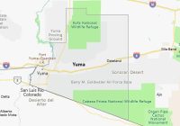 Map of Yuma County Arizona